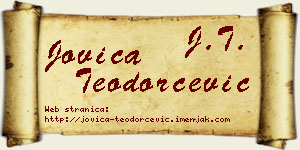 Jovica Teodorčević vizit kartica